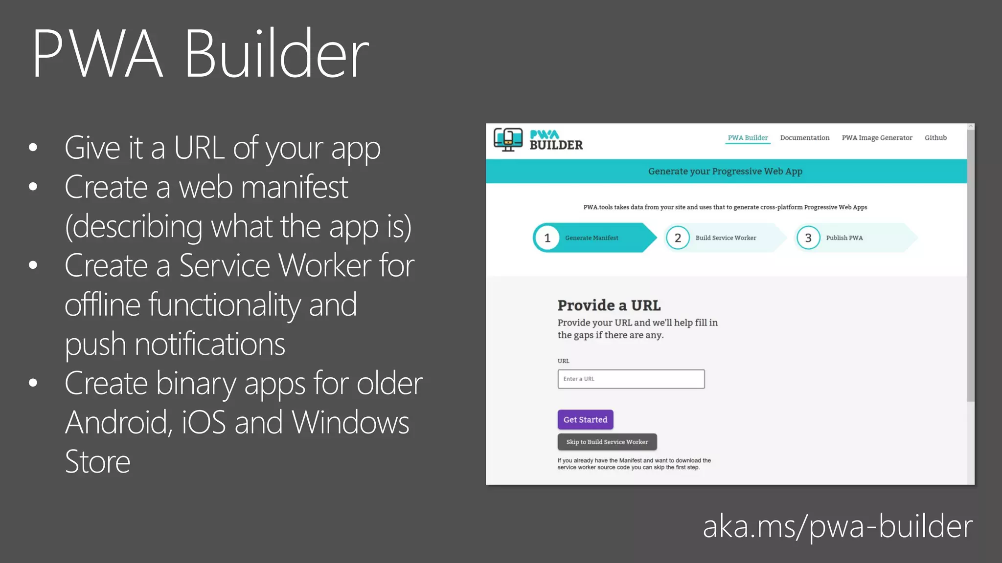 aka.ms/pwa-builder
 
