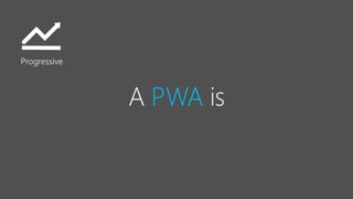 PWA is
 