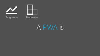 PWA is
 