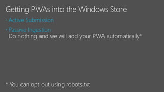  Active Submission
 Passive Ingestion
 