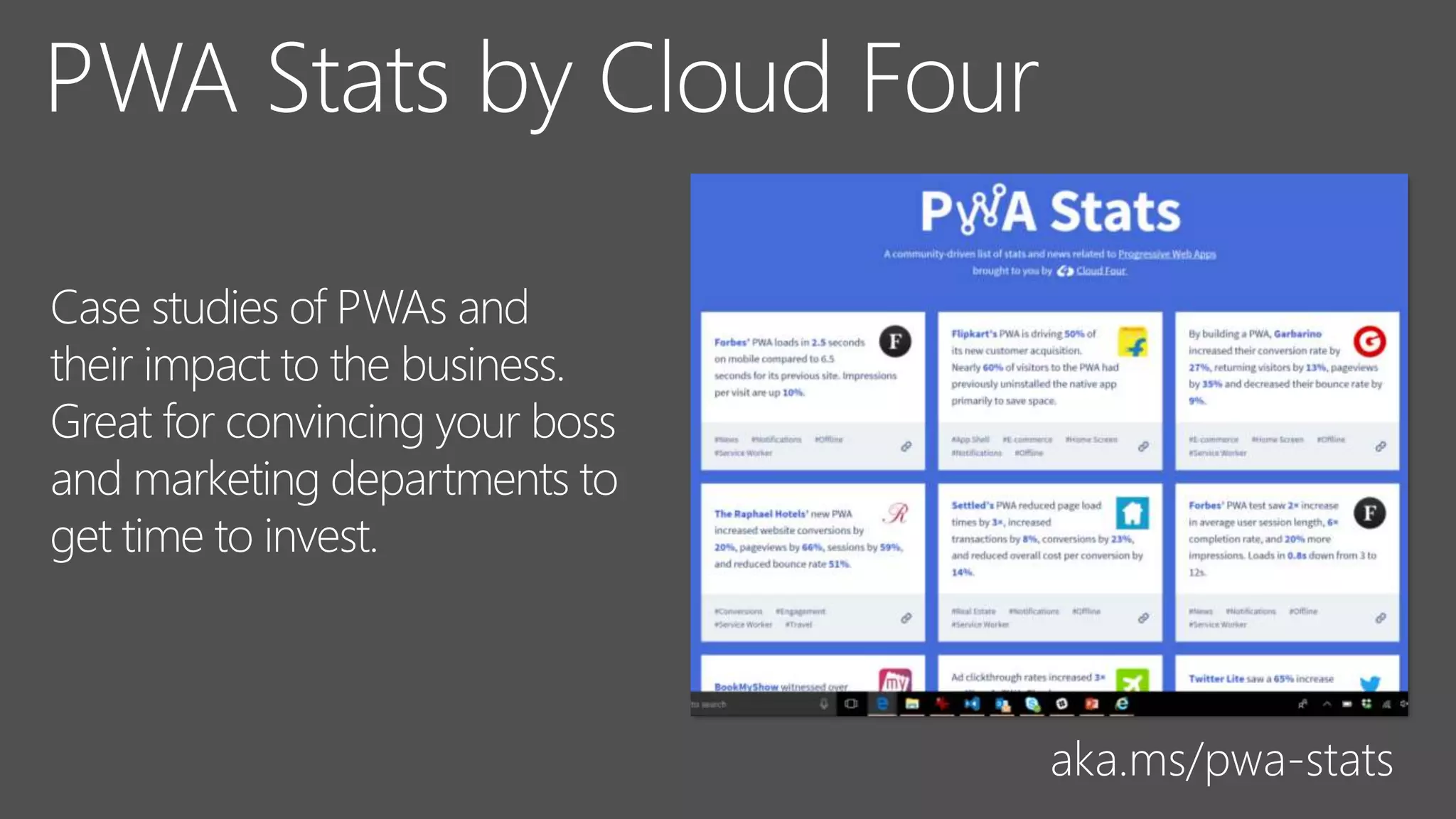 aka.ms/pwa-stats
 