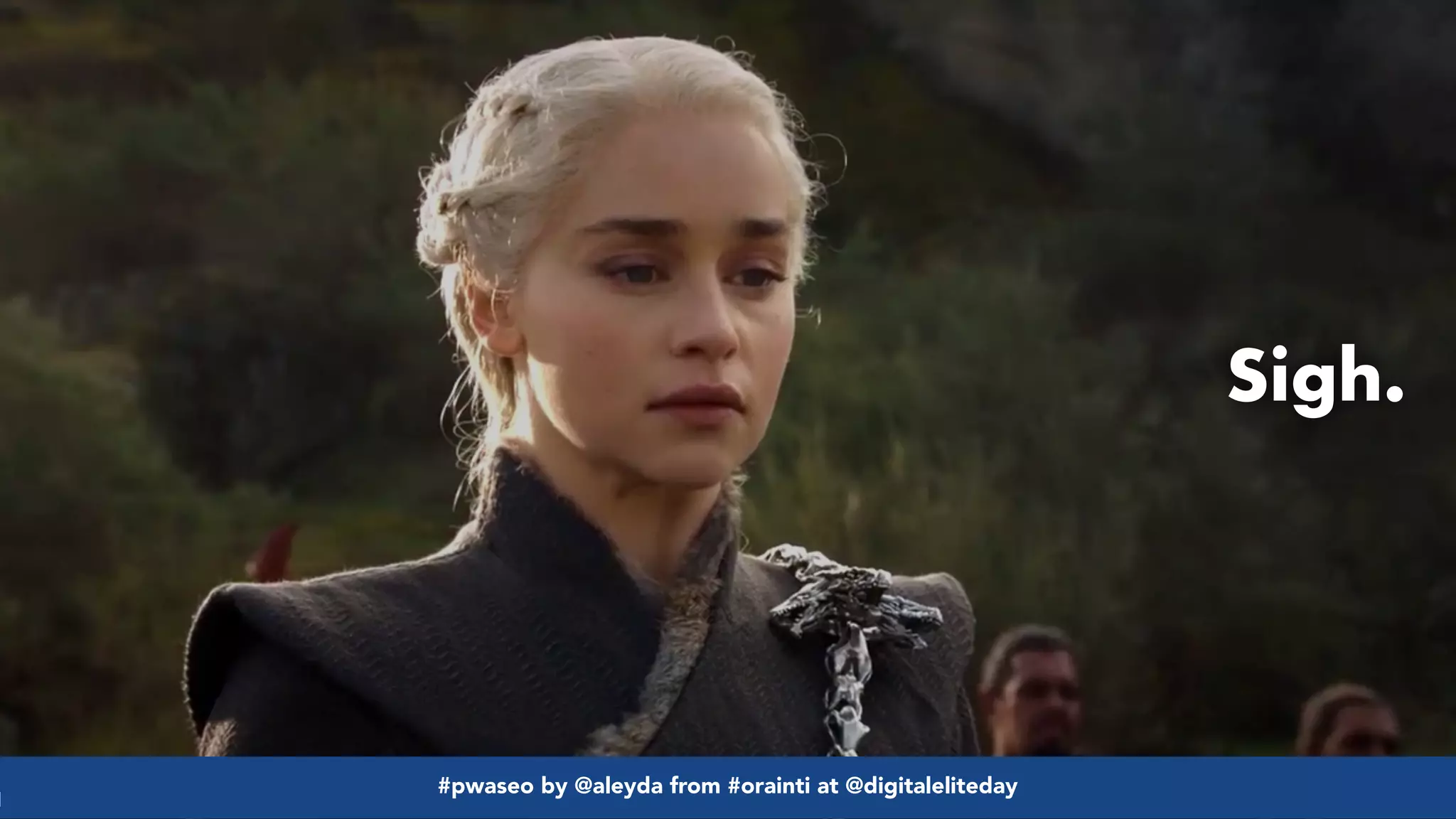 #pwaseo by @aleyda from #orainti at @digitaleliteday!
Sigh.
#pwaseo by @aleyda from #orainti at @digitaleliteday!
 