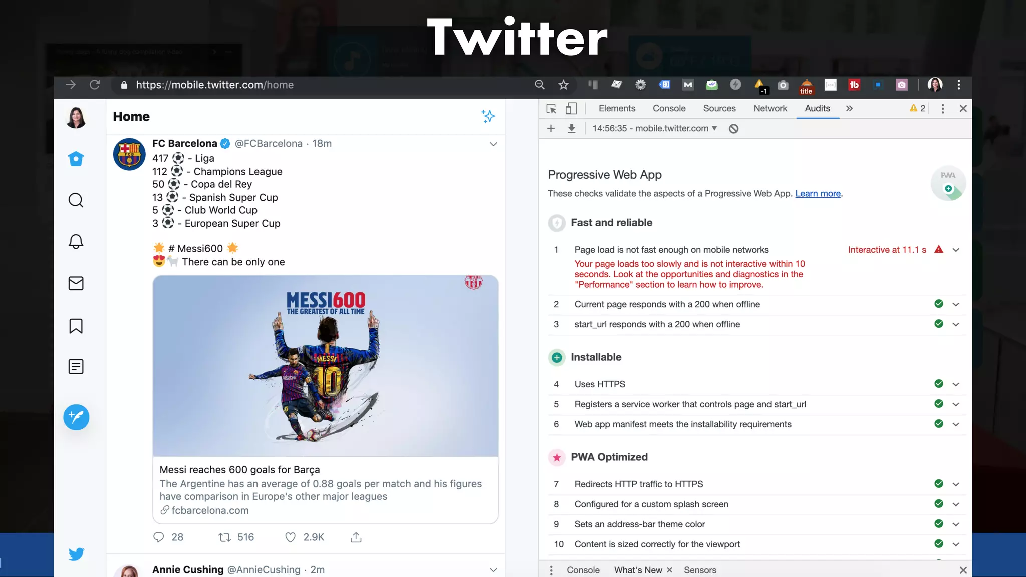 #pwaseo by @aleyda from #orainti at @digitaleliteday!
Twitter
 