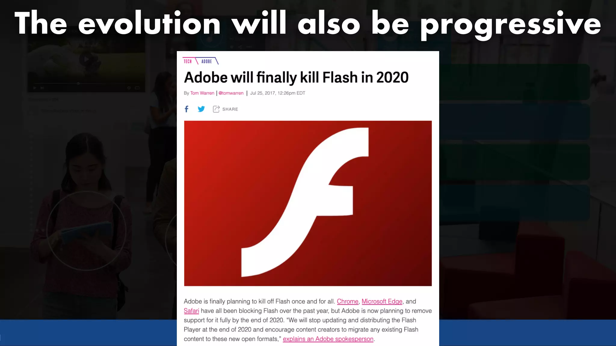 #pwaseo by @aleyda from #orainti at @digitaleliteday!
The evolution will also be progressive
 