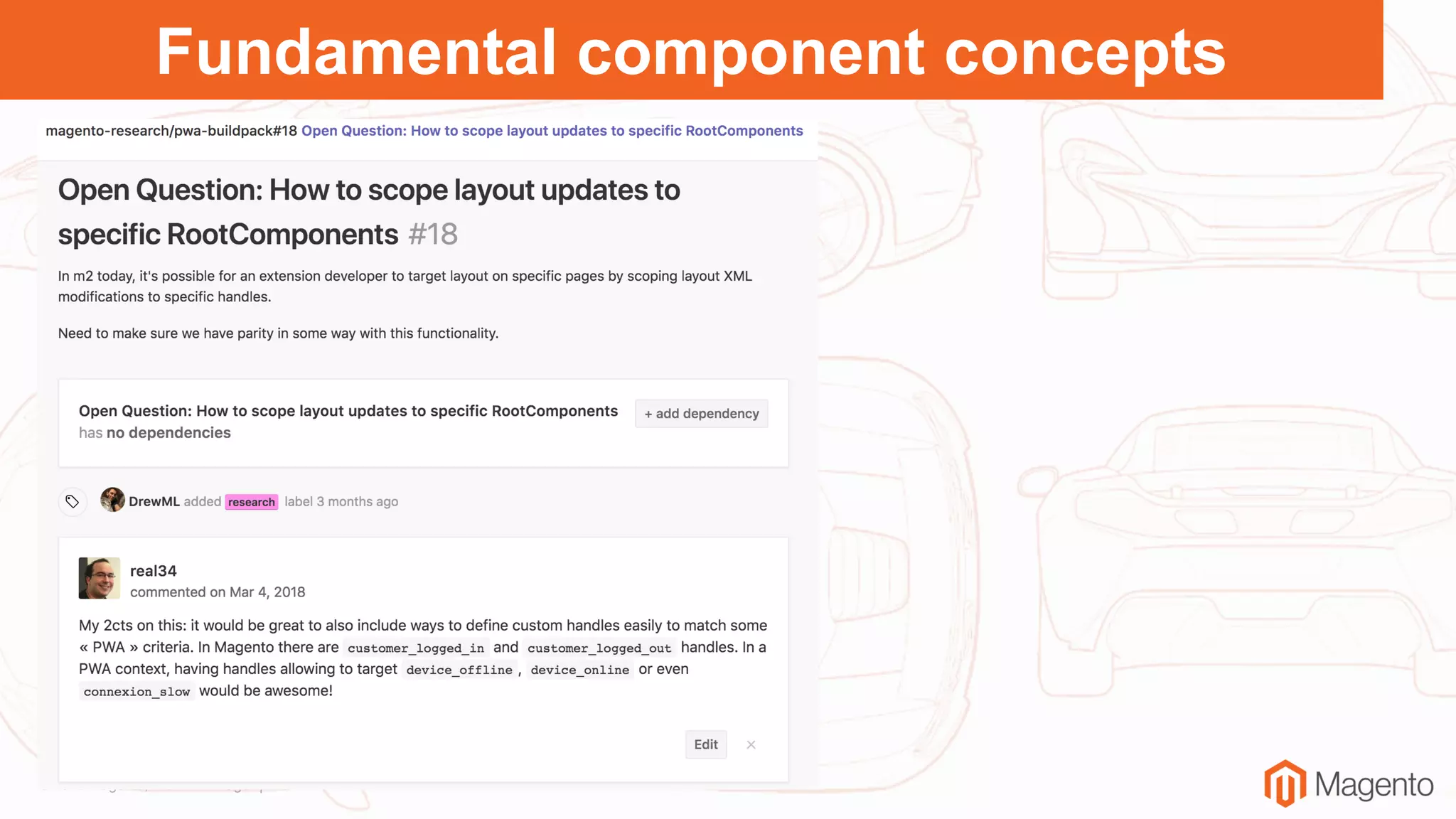© 2018 Magento, Inc. Page | 20
Fundamental component concepts
 