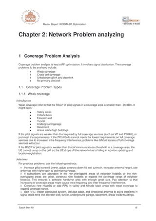 UMTS Drive Test Analysis and Examples | PDF