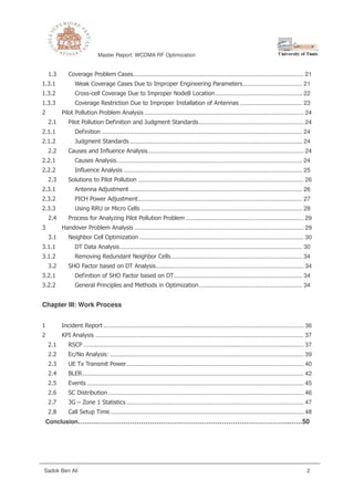UMTS Drive Test Analysis and Examples | PDF