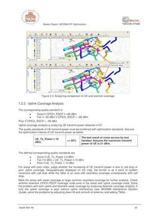 UMTS Drive Test Analysis and Examples | PDF