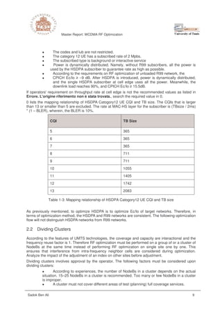 UMTS Drive Test Analysis and Examples | PDF