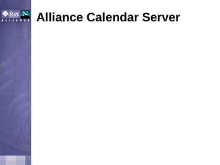 Alliance Calendar Server 
