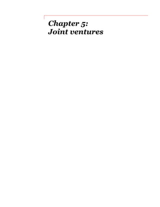 PwC 1
Chapter 5:
Joint ventures
 