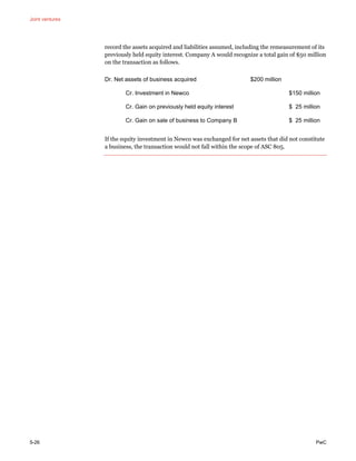 PwC Consolidation Equity Method Accounting 2015