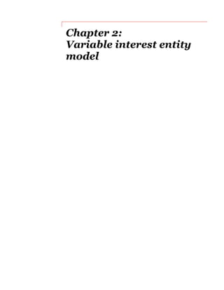 PwC 2-1
Chapter 2:
Variable interest entity
model
 