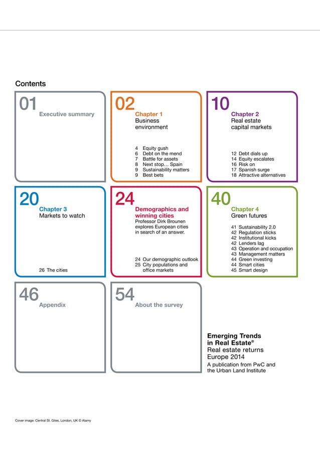 Etude PwC/ULI Emerging Trends in Real Estate® Europe 2014 PDF