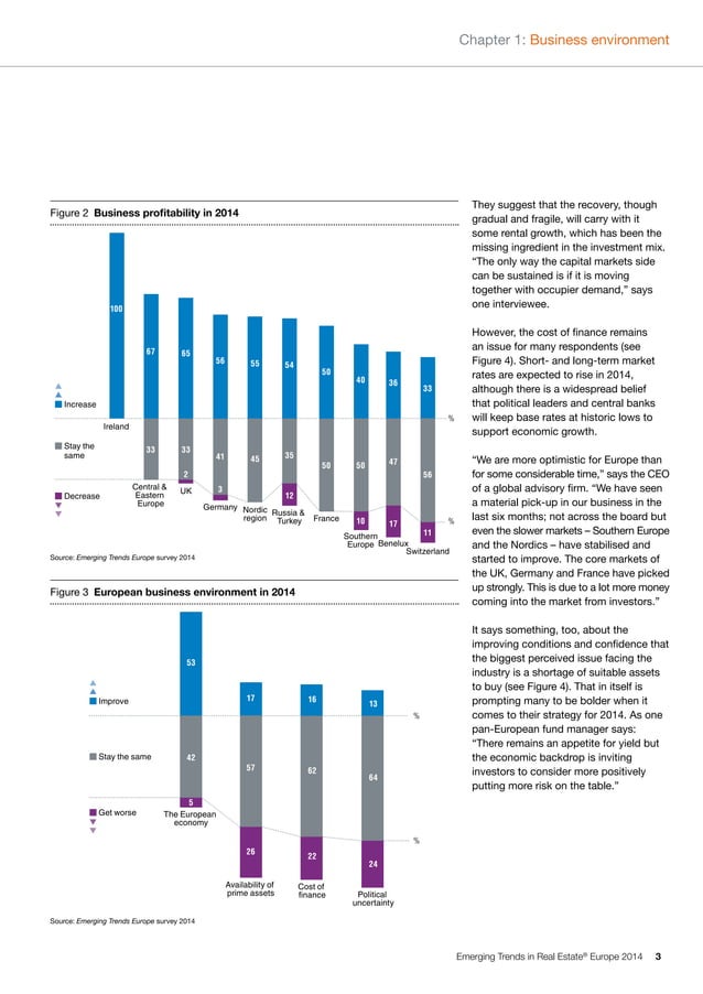 Etude PwC/ULI Emerging Trends in Real Estate® Europe 2014