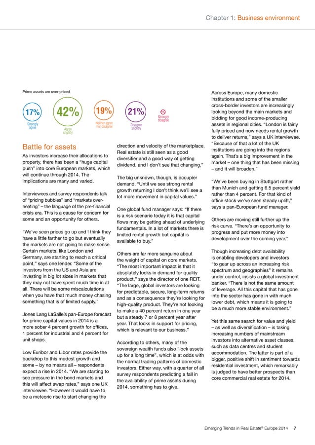 Etude PwC/ULI Emerging Trends in Real Estate® Europe 2014