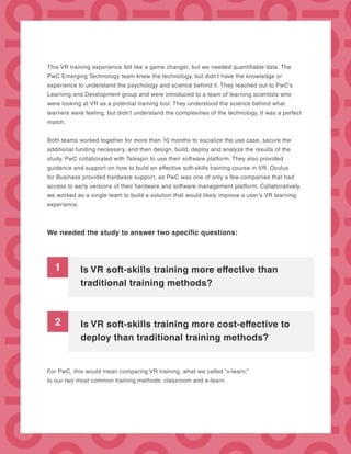 Pwc - Understanding The Effectiveness of Virtual Reality Soft Skills ...