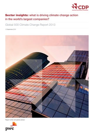 Rapport PwC CDP Global 500 Climate Change