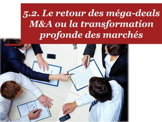 5.2. Le retour des méga-deals
M&A ou la transformation
profonde des marchés
 