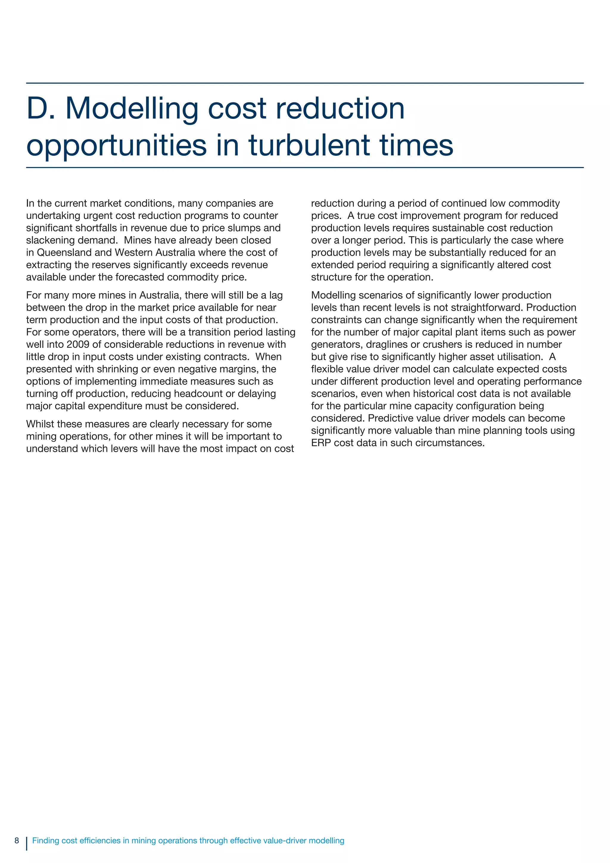 Pw C Value Driver Modelling Feb 2009 Email Final