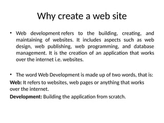 Introduction to HTML and Basics in Web Design | PPTX