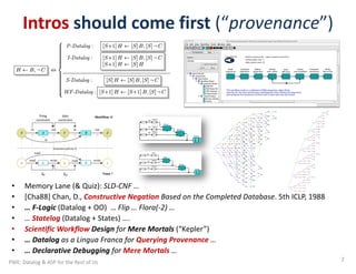 Possible Worlds Explorer: Datalog & Answer Set Programming for the Rest ...