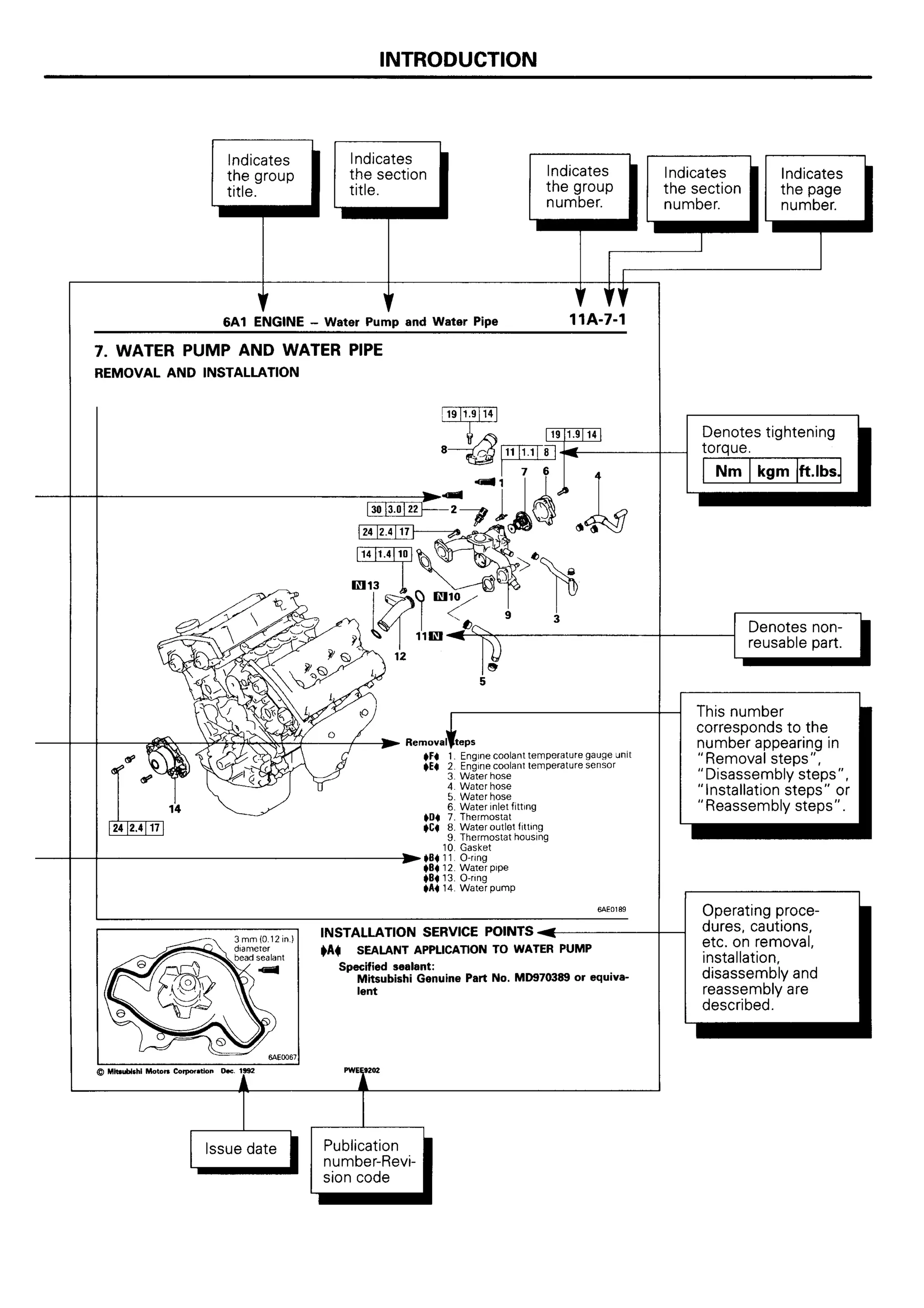 MITSUBISH MOTOR 4G1 manual | PDF