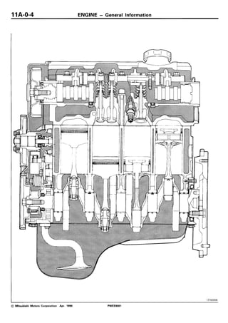 MITSUBISH MOTOR 4G1 manual | PDF