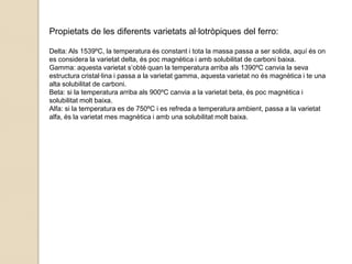 Obtenció del ferro colat: l’alt forn