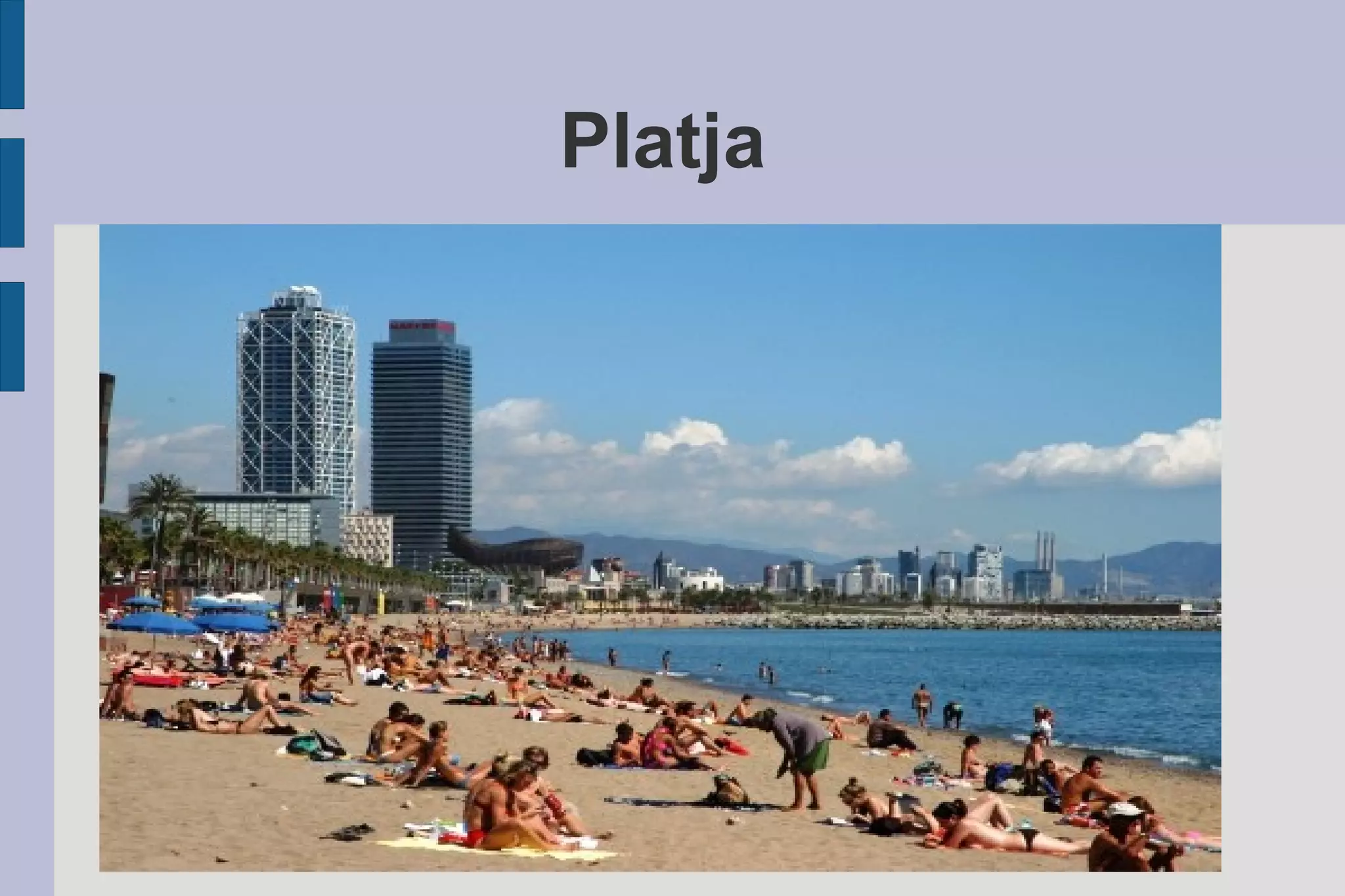 Estàtua Colom Construïda en homenatge al descobridor Cristòfor Colom; està a la plaça del Portal de la Pau, punt d'unió entre el sud de les Rambles i el Passeig de Colom. 