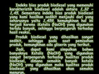 Pwer point bidiesel (kelompok ii)