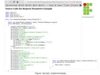 Programação para Web II: Estrutura de um projeto Java Web | PDF