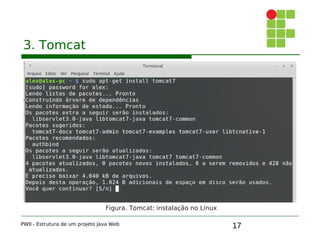 Programação para Web II: Estrutura de um projeto Java Web | PDF