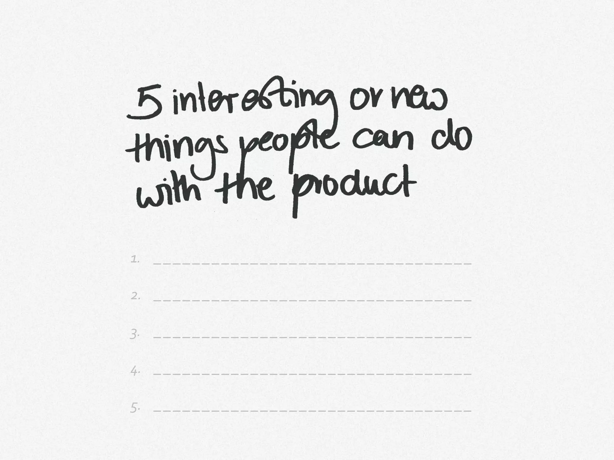 1. _______________ __________________
2. _________________________________
3. _________________________________
4. _________________________________
5. _________________________________
 