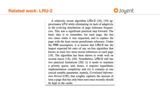 Related work: LRU-2
 