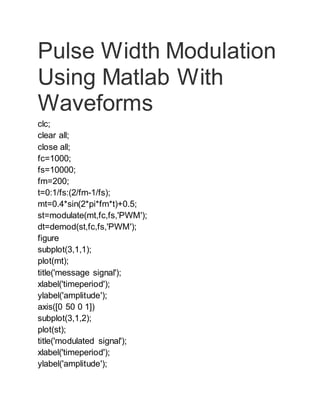 Pwm | PDF