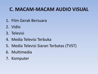 Pw media audio visual | PPTX