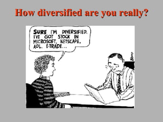 How diversified are you really? 