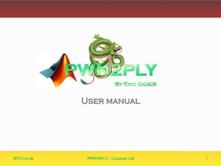 PWN2PLY user manual