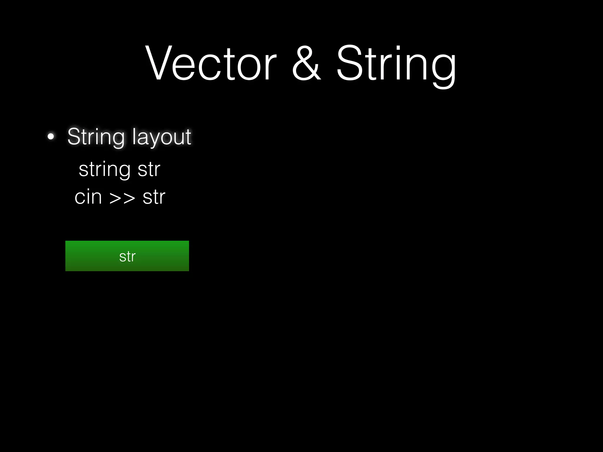 Vector & String
• Vector layout
36
vec.push_back(“pwn”)
_M_start
_M_ﬁnish
_M_end_of_storage
address of meh string
address of meh string
address of meheap string
address of meh string
address of meheap string
address of meh.py string
address of pwn string
 