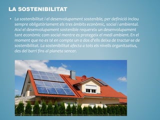 PowerPoint: Habitatges sostenibles.