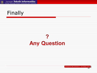 Finally Pemograman Web (2010/2011) – Hari Setiaji, S.Kom 