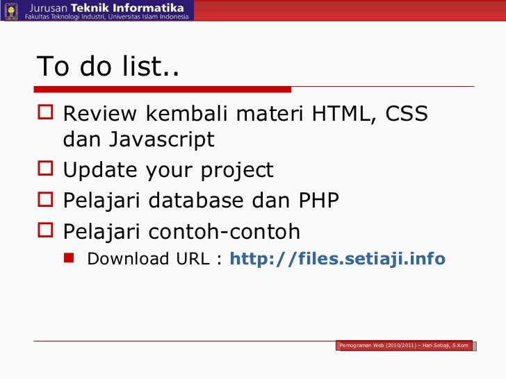 Web Programming - Javascript