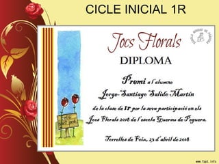 CICLE INICIAL 1R
 