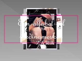 Een alfabet vol
kledingmerken
 