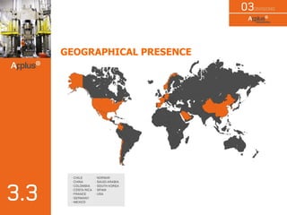 GEOGRAPHICAL PRESENCE
 