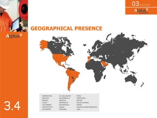 GEOGRAPHICAL PRESENCE
 
