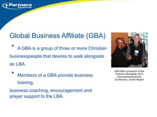 Our BeginningIn 1994, Partners Worldwide was established to respond to the question:“How can businesspeople be a part of the solution to end poverty?”