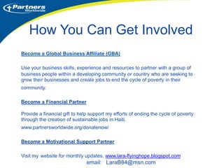 FOUR POINT APPROACH3. ACCESS TO CAPITAL-- Access to affordable capital is a challenge for growing businesses. We join with locally established loan institutions to make capital available to businesses in our partnerships.Business Seva, Hyderabad, India