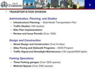 Public Works Program Public works presentation 021909 3.30.12
